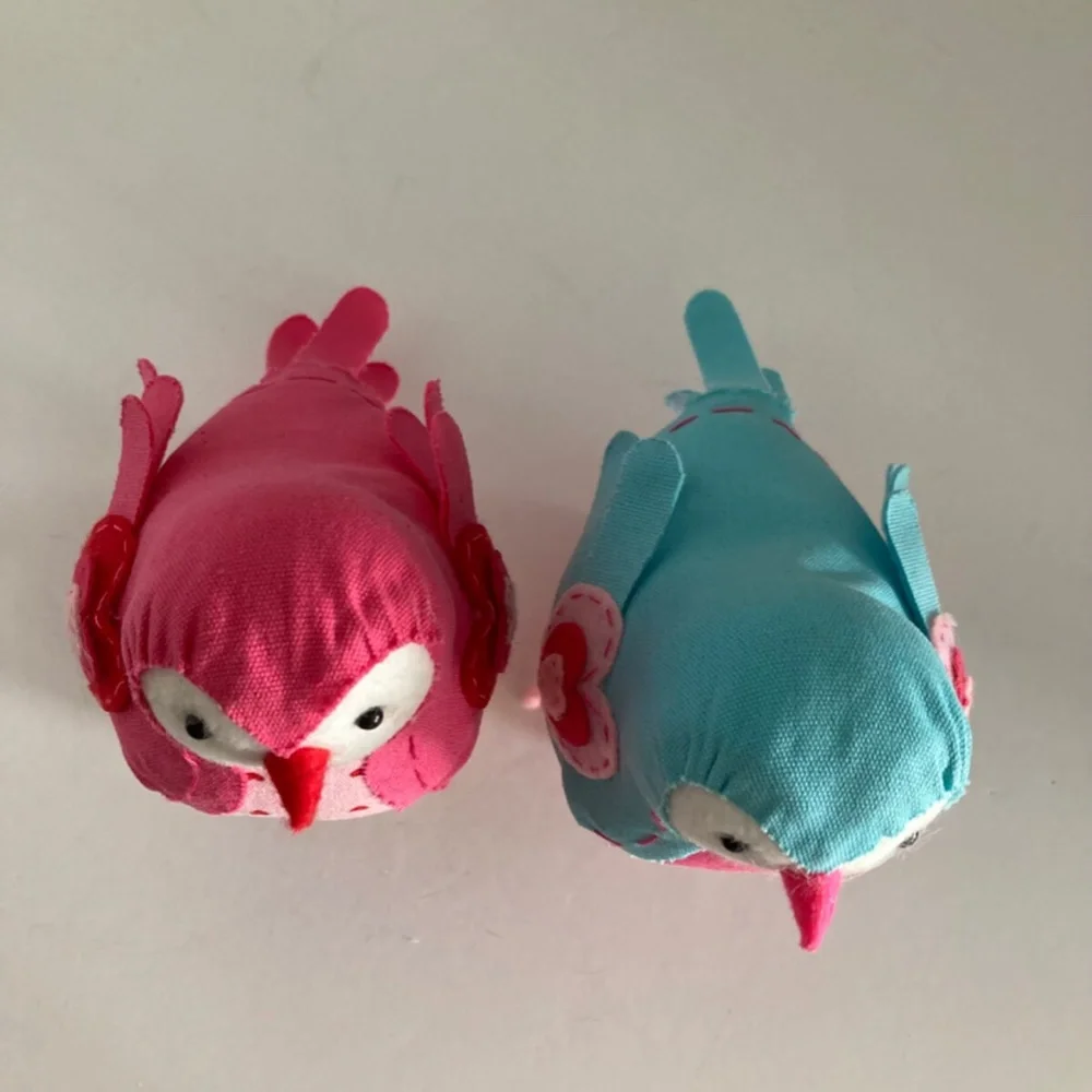 Target Spritz Featherly Friends Birds Rosie George Set of 2 Valentine's Day 2017